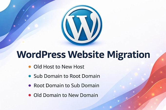 migrate or move a wordpress website from old to new host