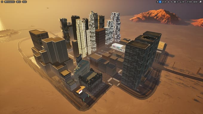 create 3d environments,3d rendering in unreal engine 5