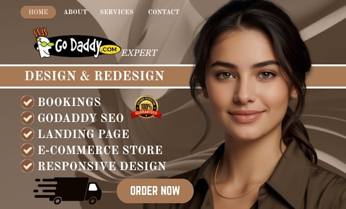 godaddy website design godaddy website redesign, develop godaddy website design
