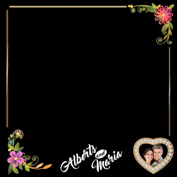 design custom photobooth overlays or templates