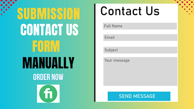 do contat us form submission manually
