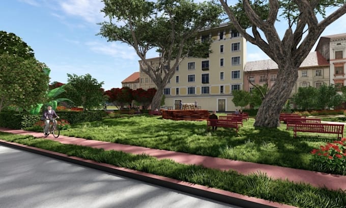 design your backyard, garden or patio in realistic 3d render