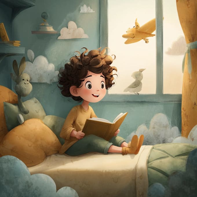 children book illustration, children picture book