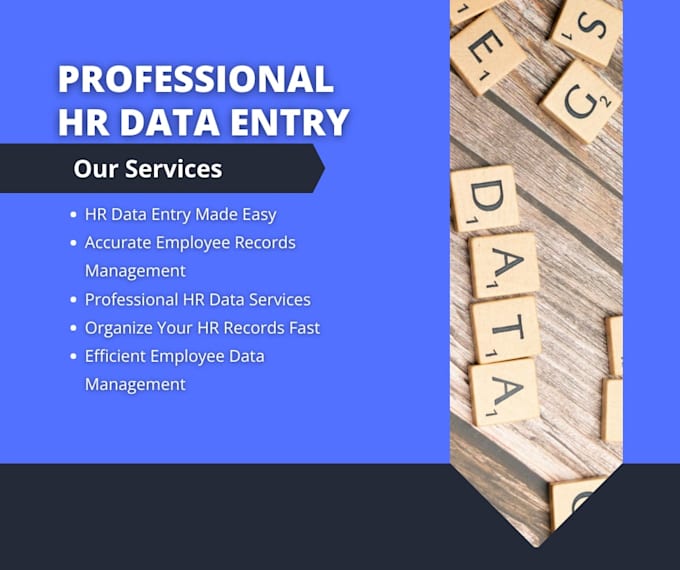 manage HR data entry and employee records