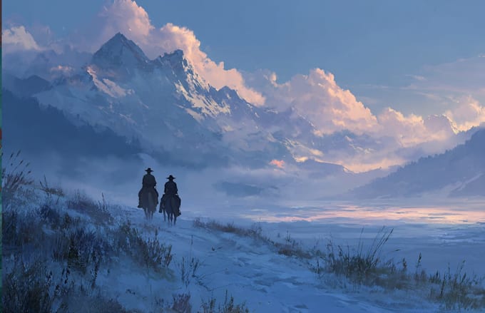 make illustrations for games, cards or book cover