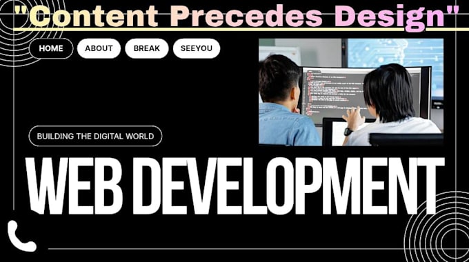 make a decent website