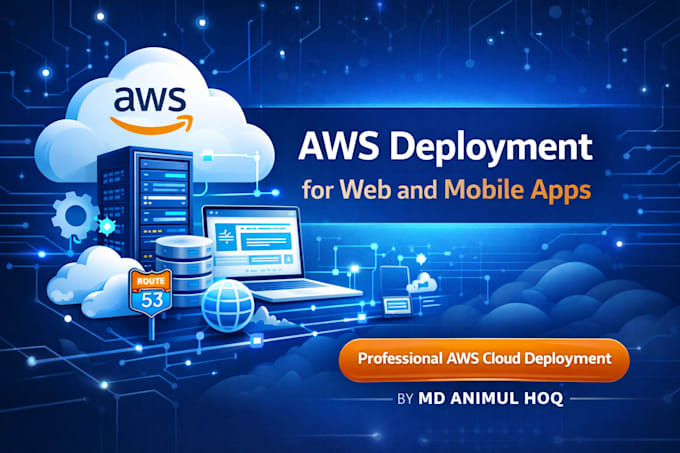 deploy web and mobile apps using AWS cloud services