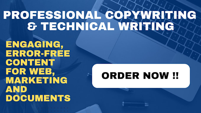 do copywriting and technical writing for you