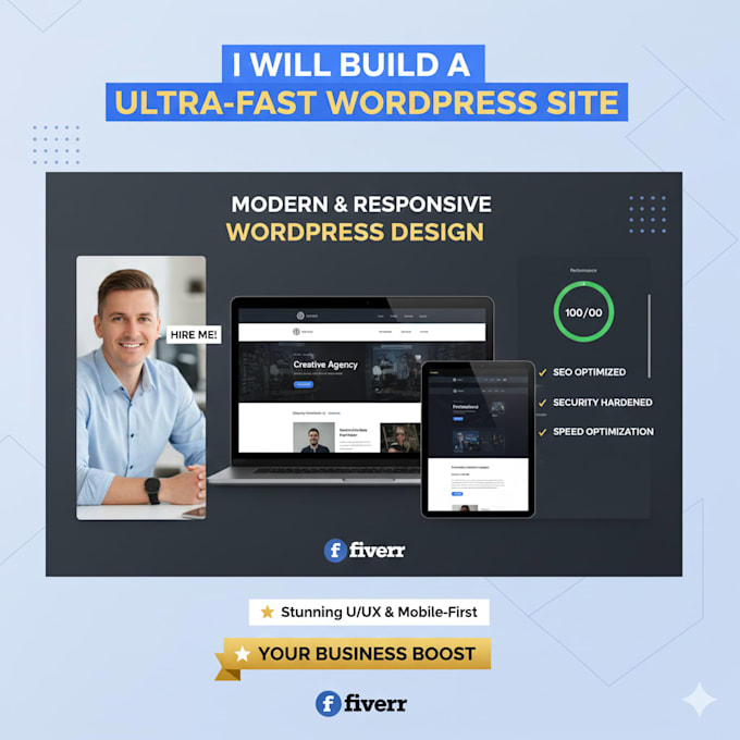 design a modern wordpress website