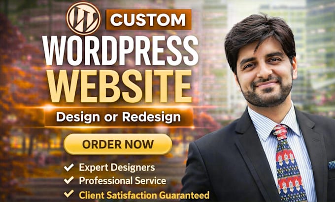 do wordpress website development, design or redesign wordpress blog website