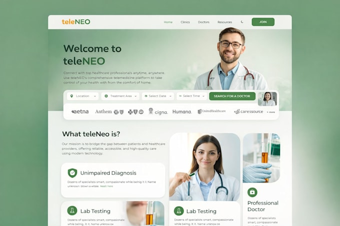 build telemedicine hipaa compliant medical website booking app