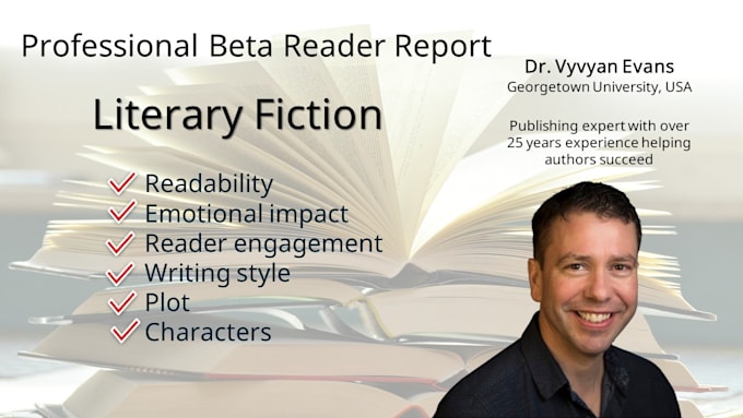 beta read your literary fiction work