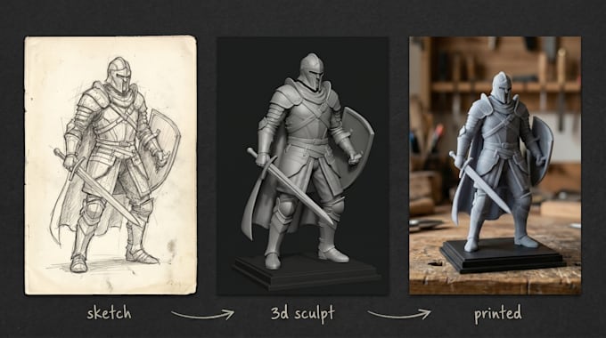 Convert your 2d image into a perfect 3d model for your product, game or ...