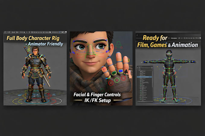 create production ready character rigs in maya