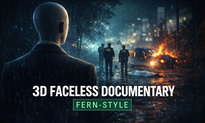 Create 3d faceless documentary videos in fern style by Keda_thong | Fiverr
