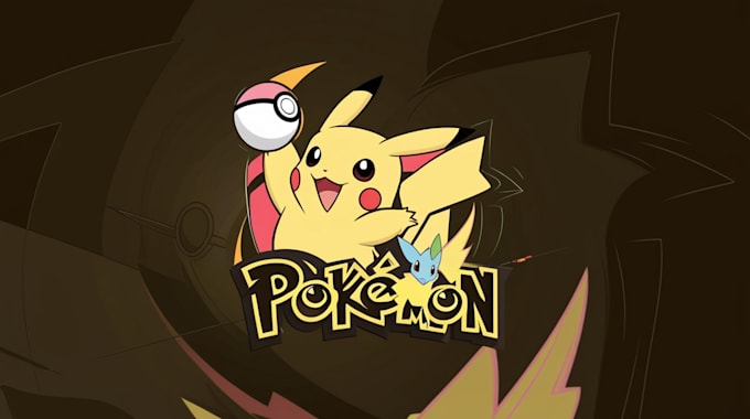design a custom cute pokemon logo