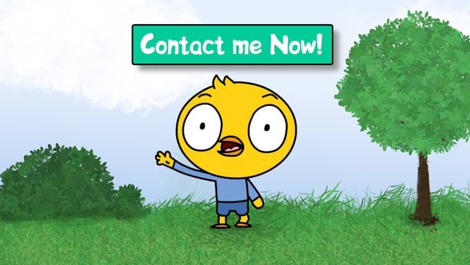 professionally animate your 2d cartoon character