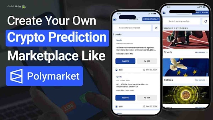 decentralized prediction platform, polymarket clone prediction market web3 dapp