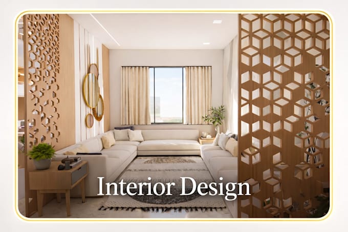 create realistic 3d interior design for residential spaces