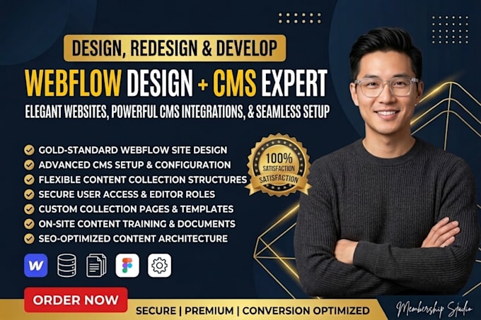 webflow website design cms integration, webflow developer webflow cms setup