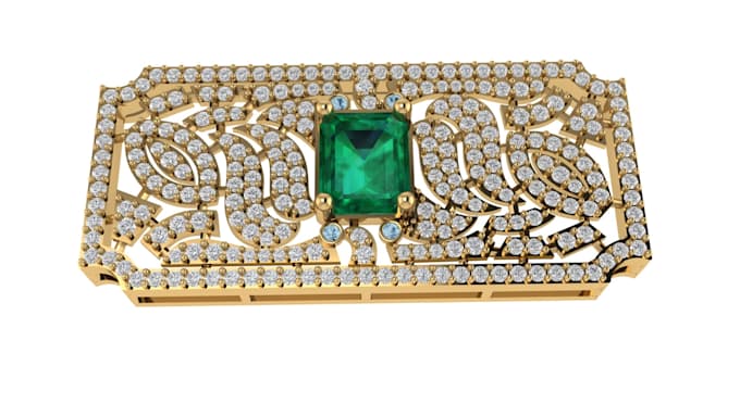 do 3d cad model jewelry design