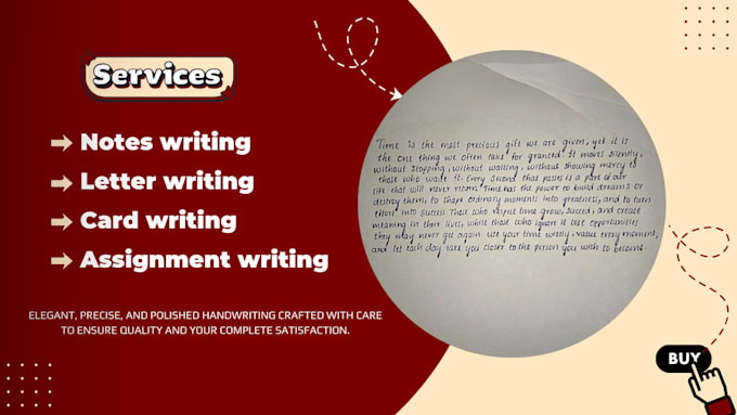 create neat handwritten letters, notes, and assignments