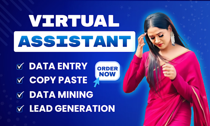 do data entry, web research, scraping, admin work as a virtual assistant