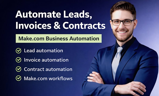 automate lead generation, invoice and contract workflow with n8n for business