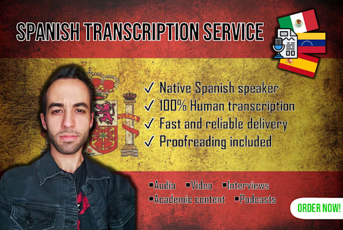 transcribe your spanish audio files