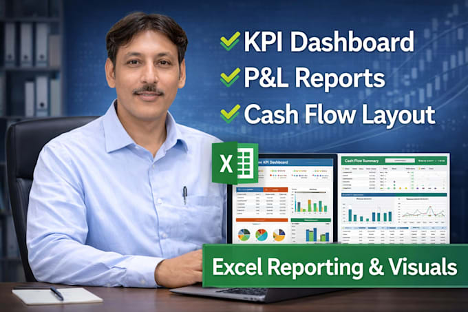 create excel KPI dashboard and reporting templates
