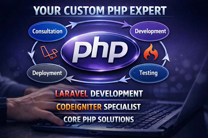 develop a custom, robust PHP website or web application