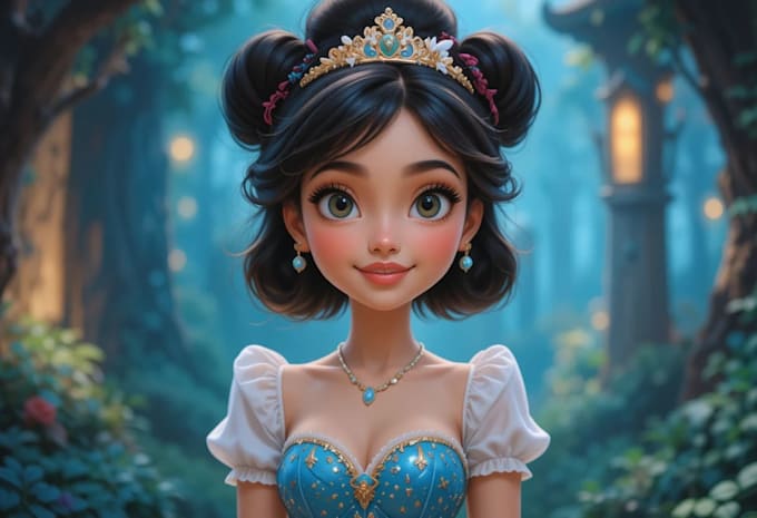 do disney cartoon portrait