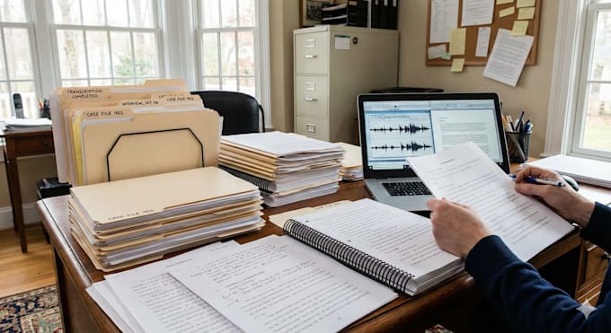 transcribe audio and video fast with high accuracy
