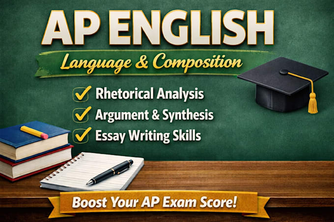 tutor you in ap english language and composition