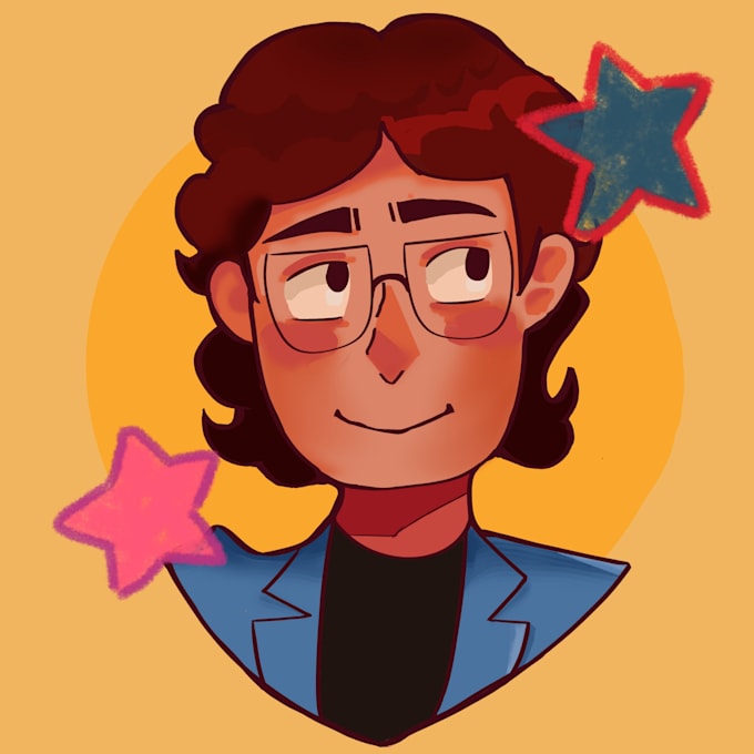 te dibujaré como personaje cartoon