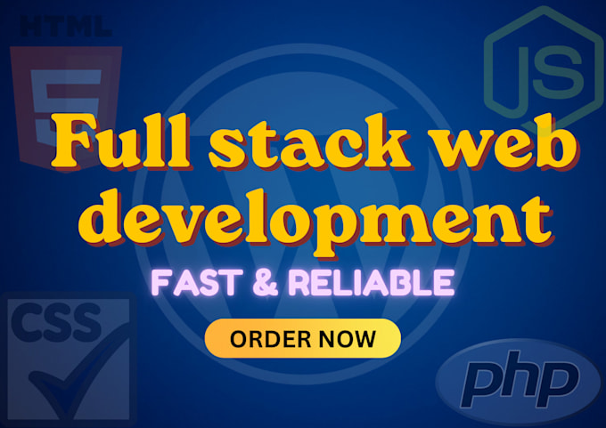 do full stack website development