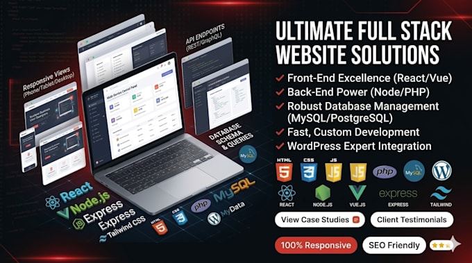 do full stack website development