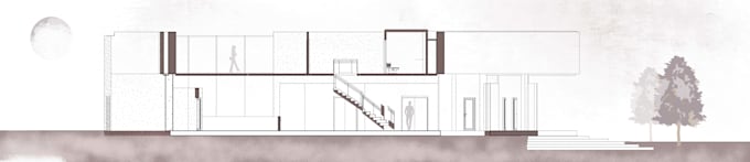 create renderings for sections, elevations, and floorplans