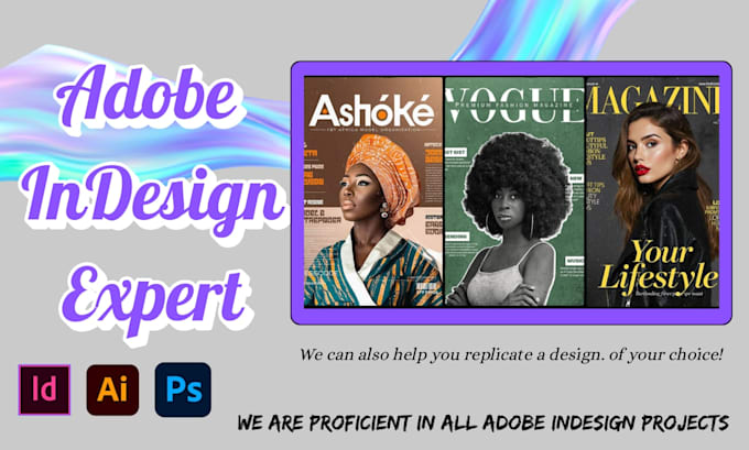 magazine design, magazine layout, catalog design, brochure using adobe indesign