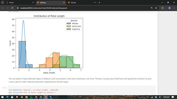 perform data analysis and visualization using python