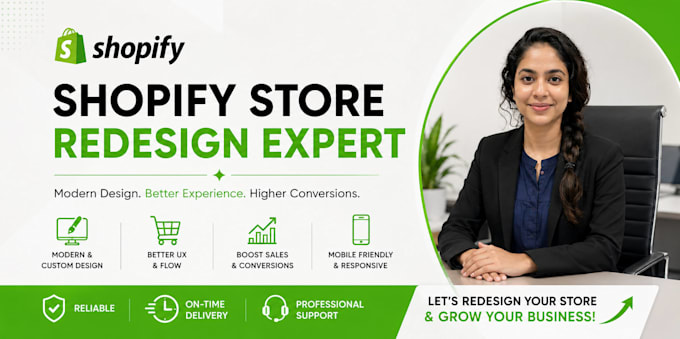 redesign and set up your shopify store ready for launch