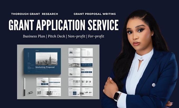 write a professional grant proposal and grant application