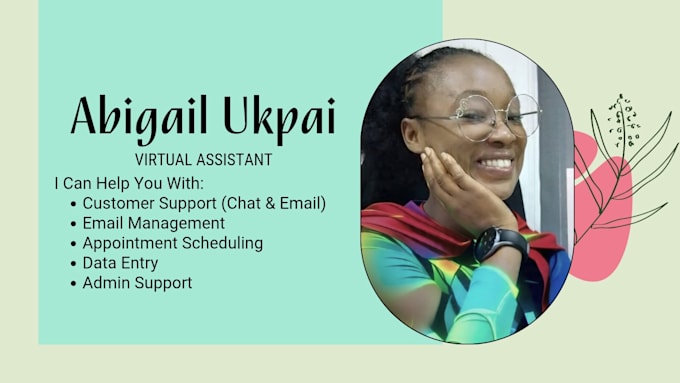 be your reliable virtual assistant for email, chat and admin