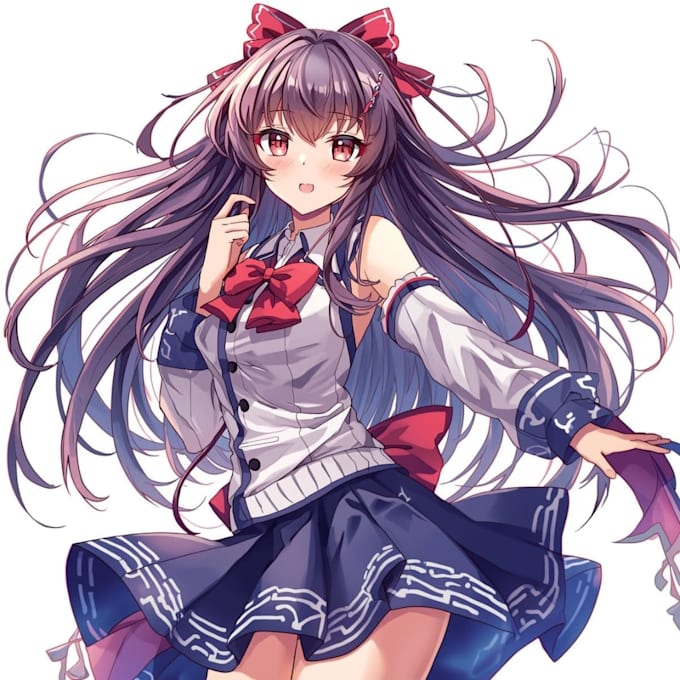 draw a professional anime illustration