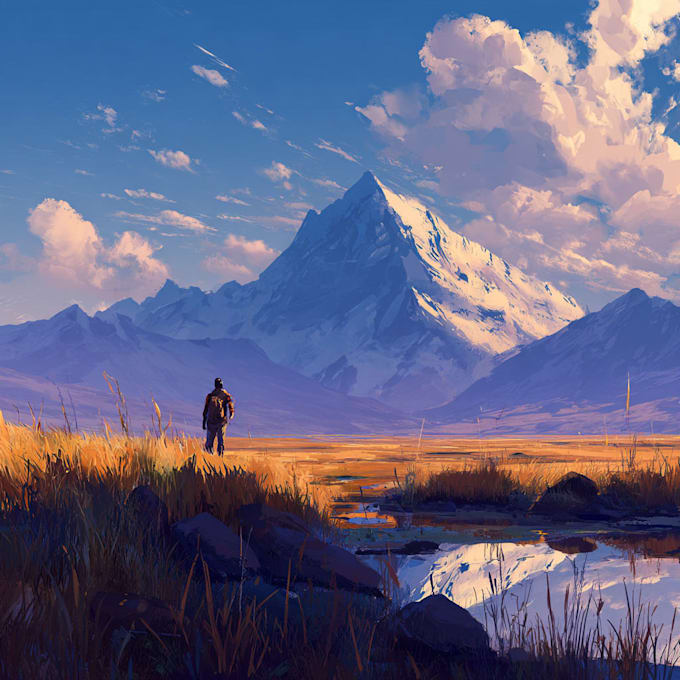 do the landscape illustration or concept art for you