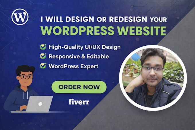 design or redesign a professional wordpress site for business