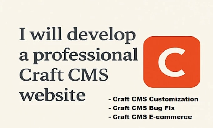 customize and develop craft cms professional website