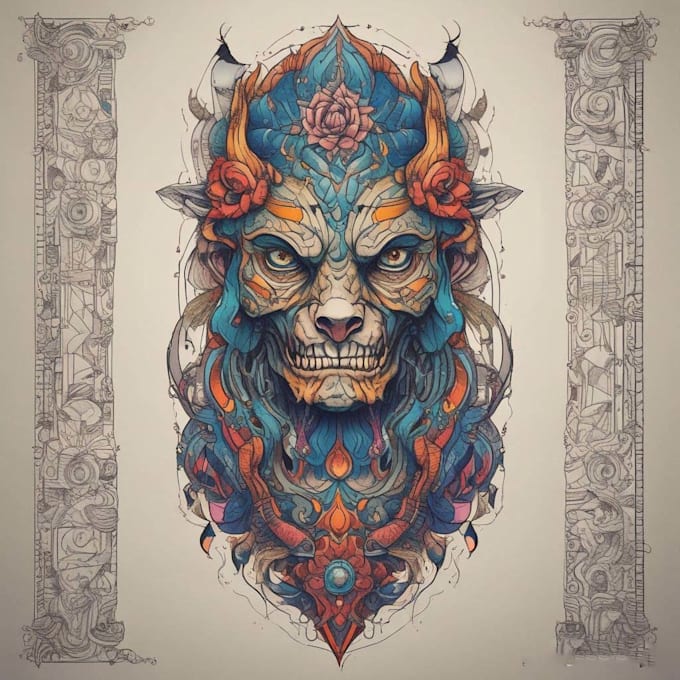 do sleeve tattoo design, realistic tattoo design