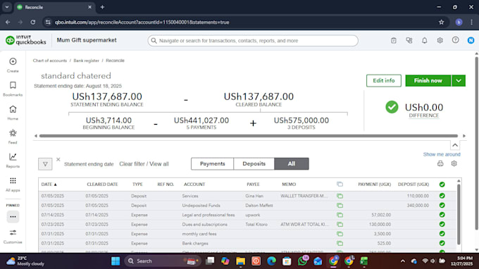 bookkeeping and accounting services
