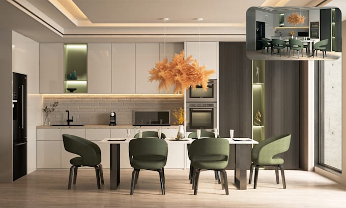 Do expert interior design visualization architectural 3d modeling and ...